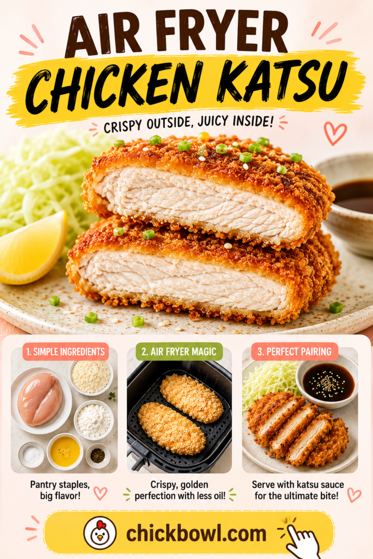 The Best Air Fryer Chicken Katsu: Golden, Crunchy & Easy