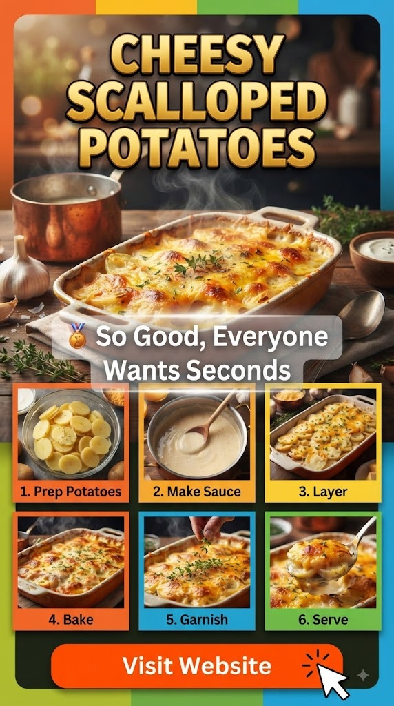 Scalloped Potatoes Rich and Cheesy