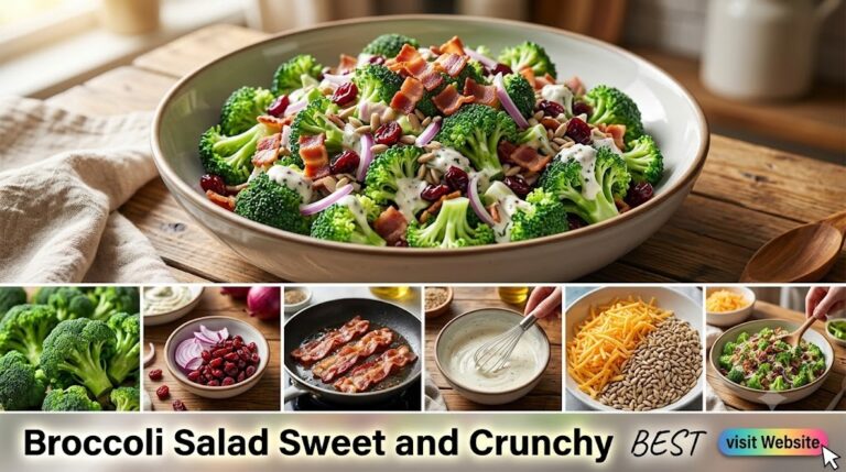 Broccoli Salad Sweet and Crunchy