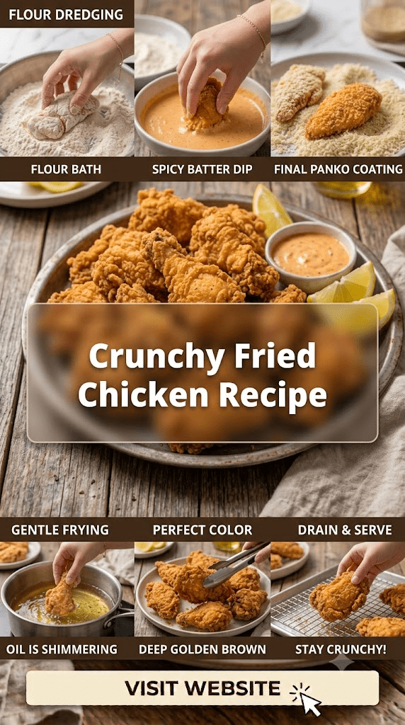 Crunchy Fried Chicken Recipe