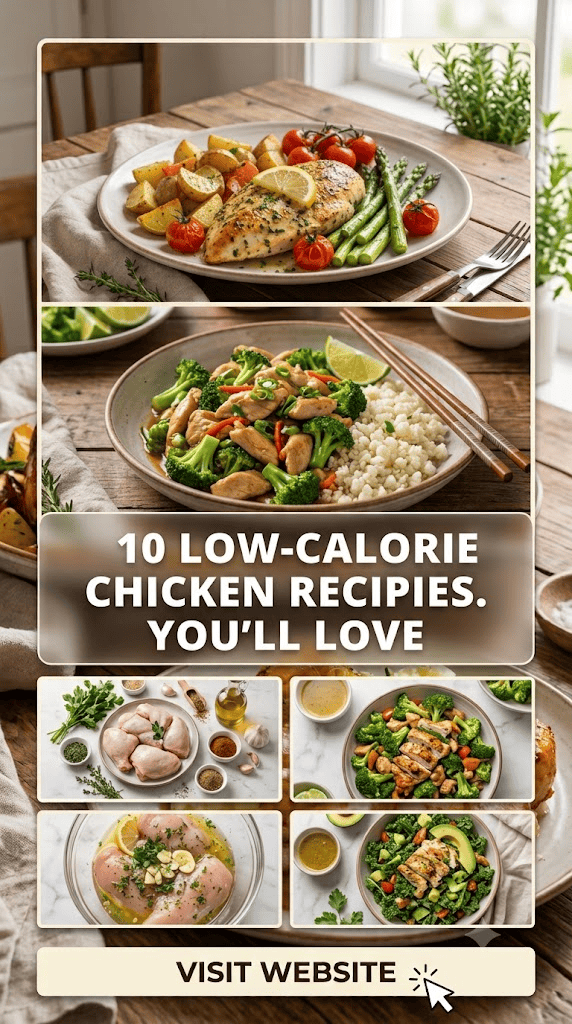 10 Low-Calorie Chicken Recipies. You’ll Love