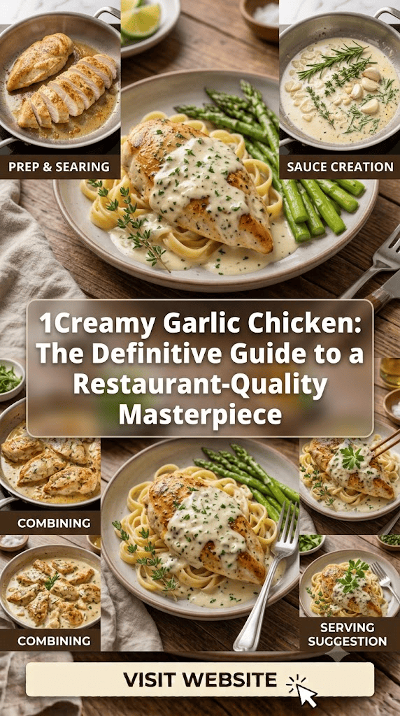 Creamy Garlic Chicken: The Definitive Guide to a Restaurant-Quality Masterpiece