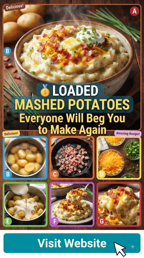 Loaded Mashed Potatoes Everyone Loves