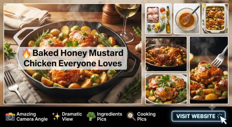 Baked Honey Mustard Chicken (Healthy & Delicious)