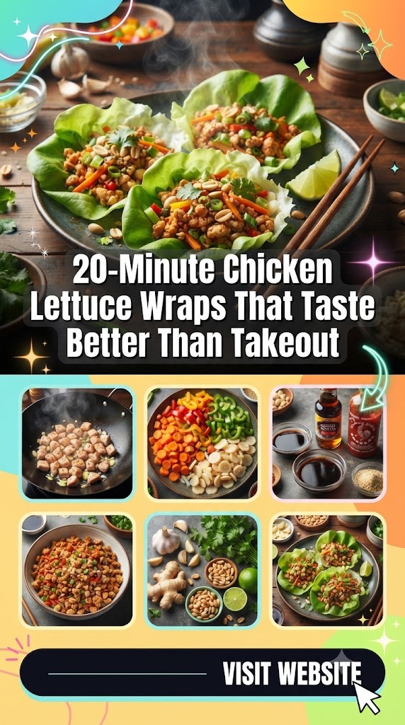 20-Minute Chicken Lettuce Wraps (Low Carb)