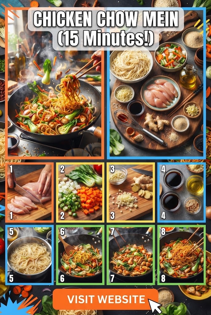 Chicken Chow Mein (15 Minutes!)