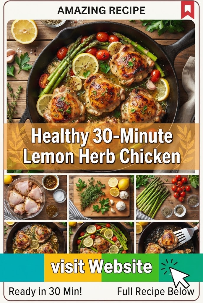 Healthy 30-Minute Lemon Herb Chicken