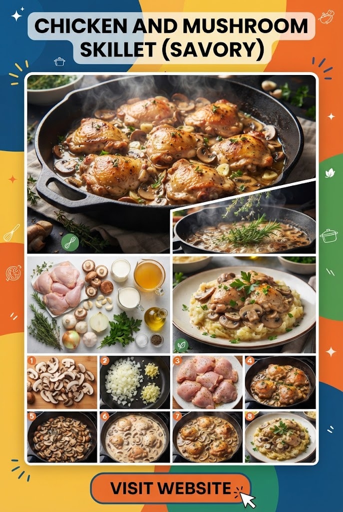 Chicken and Mushroom Skillet (Savory)