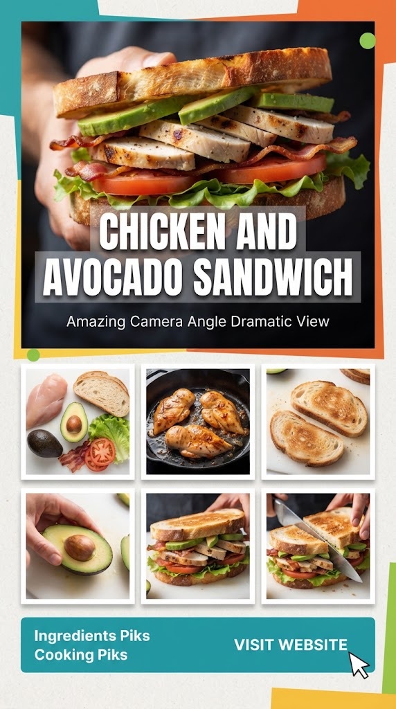 Chicken and Avocado Sandwich