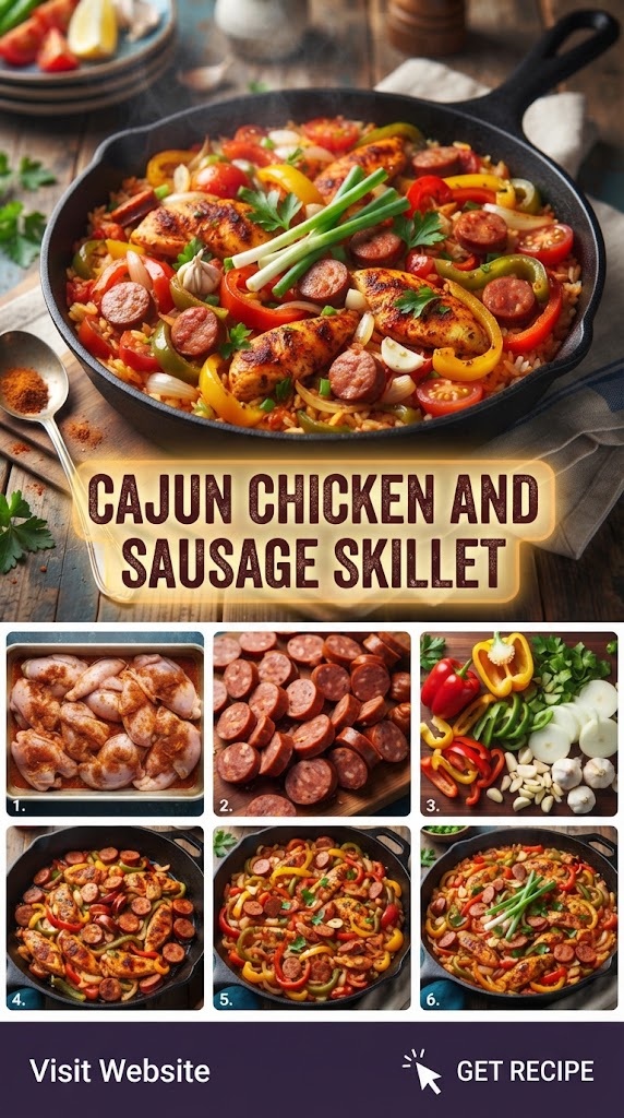Cajun Chicken and Sausage Skillet