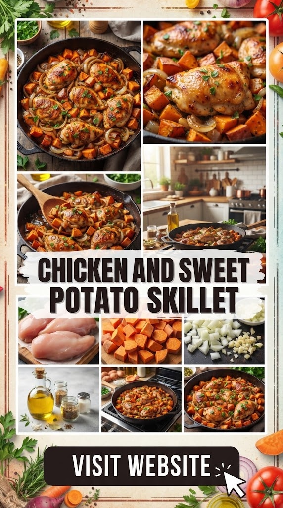 Chicken and Sweet Potato Skillet