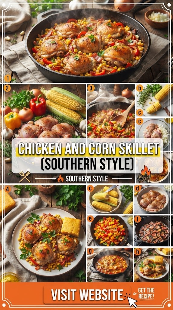 Chicken and Corn Skillet (Southern Style)