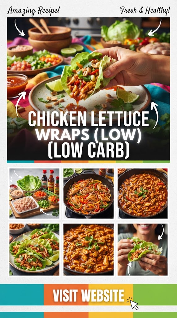 Chicken Lettuce Wraps (Low Carb)