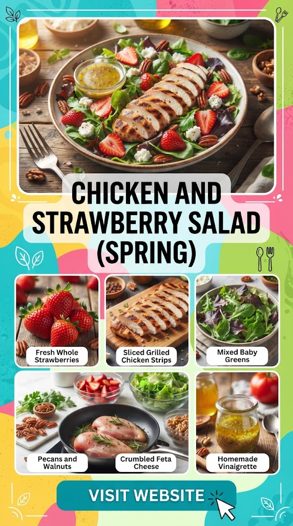 Chicken and Strawberry Salad (Spring)