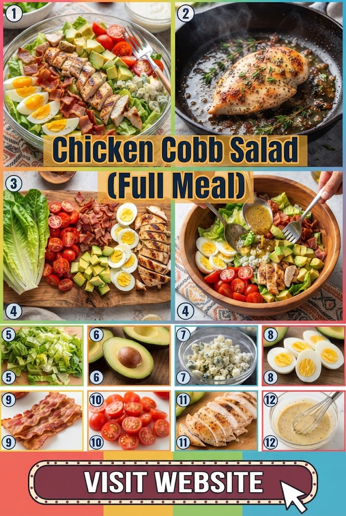 Chicken Cobb Salad (Full Meal)