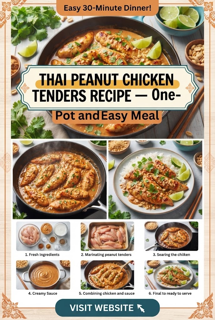 Thai Peanut Chicken Tenders Recipe – One-Pot and Easy Meal